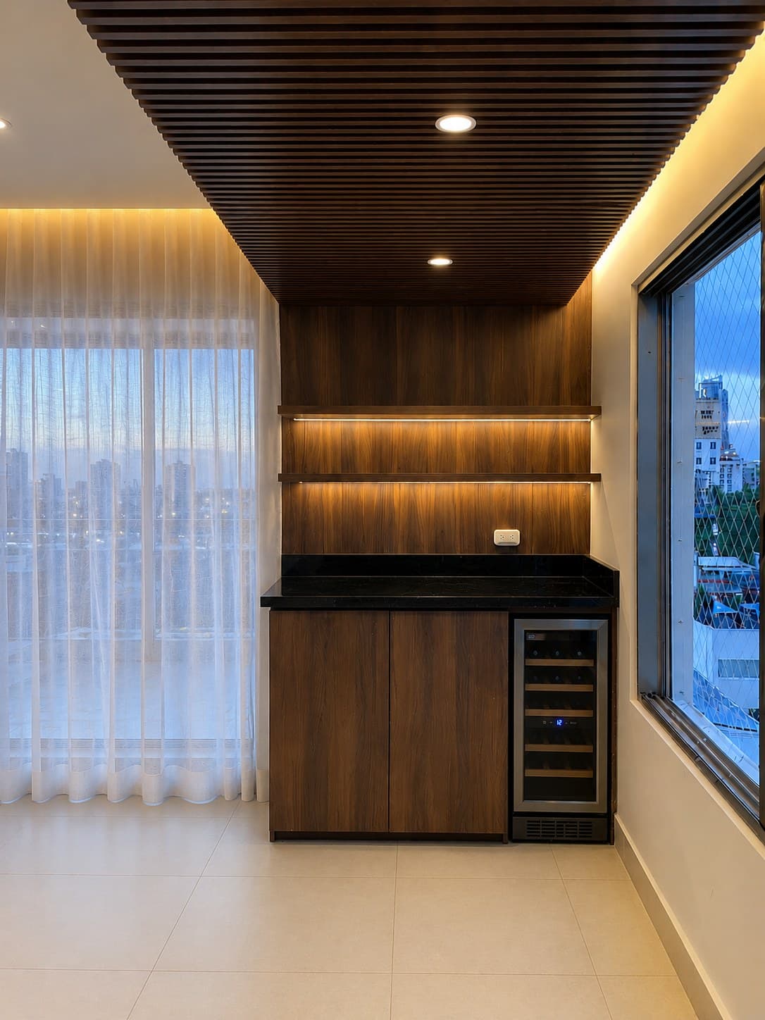 Bar residencial terminado